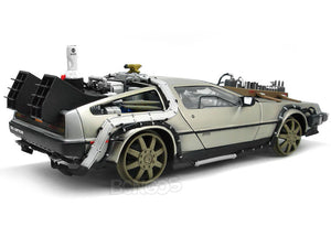 Delorean "Back To The Future Pt3 - RailRoad Version" 1:18 Scale - SunStar Diecast Model Car