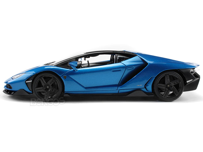 Lamborghini Centenario LP770-4 1:18 Scale - Maisto Diecast Model Car (Blue)