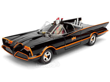 Load image into Gallery viewer, Batmobile - 1966 TV Version w/ Batman &amp; Robin Figures 1:24 Scale - Jada Diecast Model
