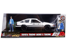 Load image into Gallery viewer, &quot;INITIAL D&quot; 1986 Toyota Trueno AE86 w/ Takumi Figure 1:24 Scale - Jada Diecast Model