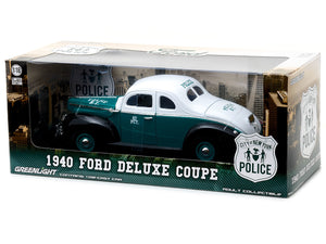 "New York Police" 1940 Ford Deluxe Coupe 1:18 Scale - Greenlight Diecast Model Car