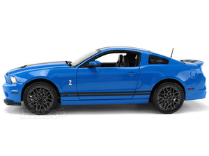 2013 Ford Shelby GT500 1:18 Scale - Shelby Collectables Diecast Model Car (Grabber Blue)