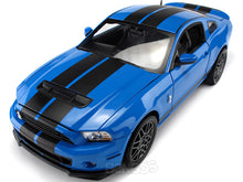 Load image into Gallery viewer, 2013 Ford Shelby GT500 1:18 Scale - Shelby Collectables Diecast Model Car (Grabber Blue)