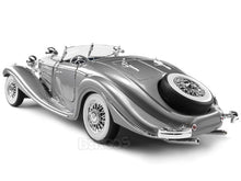 Load image into Gallery viewer, 1936 Mercedes-Benz 500K Roadster 1:18 Scale - Maisto Diecast Model Car (Grey)