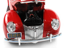 Load image into Gallery viewer, 1939 Ford Deluxe Coupe 1:18 Scale - Maisto Diecast Model Car (Red)