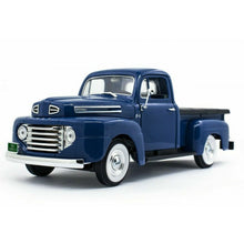 Load image into Gallery viewer, 1948 Ford F-1 Pickup 1:18 Scale - Yatming Diecast Model Car (Blue)
