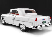 Load image into Gallery viewer, 1955 Chevy Bel Air 1:18 Scale - MotorMax Diecast Model Car (White)
