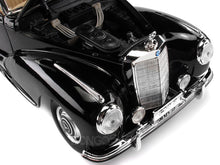 Load image into Gallery viewer, 1955 Mercedes-Benz 300S Cabriolet 1:18 Scale - Maisto Diecast Model Car (Black)