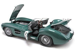 1959 Aston Martin DBR1 #5 1:18 Scale - Shelby Collectables Diecast Model Car (Green)