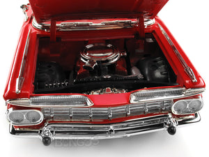 1959 Chevy Impala Convertible 1:18 Scale - Yatming Diecast Model Car (Red)