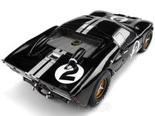 Load image into Gallery viewer, 1966 Ford GT-40 (GT40) Mk II #2 Le Mans &quot;Winner&quot; McLaren/Amon 1:18 Scale - Shelby Collectables Diecast Model Car (Black)