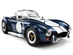 1965 Shelby Cobra 427 S/C "Signed Version" 1:18 Scale - Shelby Collectables Diecast Model Car (Blue)