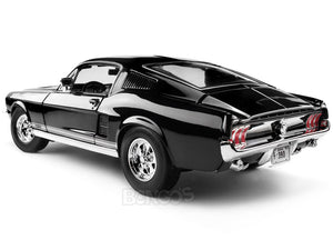 1967 Ford Mustang GTA Fastback 1:18 Scale - Maisto Diecast Model Car (Black)