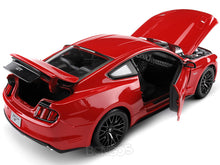 Load image into Gallery viewer, 2015 Ford Mustang GT 1:18 Scale - Maisto Diecast Model Car (Red)