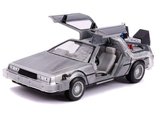 Load image into Gallery viewer, &quot;Back To The Future II&quot; DMC Delorean Time Machine 1:24 Scale - Jada Diecast Model Car