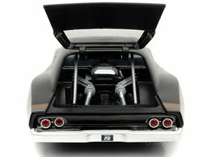 "Fast & Furious" Dom's 1968 Dodge Charger Widebody 1:24 Scale - Jada Diecast Model Car (Matt Black)