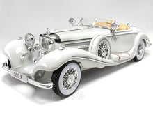 Load image into Gallery viewer, 1936 Mercedes-Benz 500K Super-Roadster 1:18 Scale - Maisto Diecast Model Car (White)