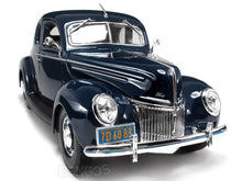 Load image into Gallery viewer, 1939 Ford Deluxe Coupe 1:18 Scale - Maisto Diecast Model Car (Blue)