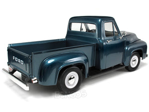 1953 Ford F-100 Pickup 1:18 Scale - Yatming Diecast Model Car (Blue)