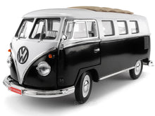 Load image into Gallery viewer, 1962 VW Microbus &quot;Kombi&quot; &quot;LTD ED. 1 of 600pcs&quot;1:18 Scale - Yatming Diecast Model Car (Black)