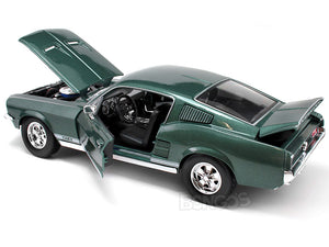 1967 Ford Mustang GTA Fastback 1:18 Scale - Maisto Diecast Model Car (Green)