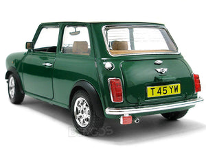 1969 Mini Cooper 1:16 Scale - Bburago Diecast Model (Green)