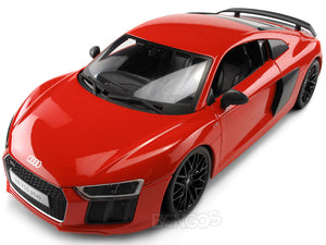 Audi R8 V10 Plus 1:18 Scale - Maisto Diecast Model Car (Orange)