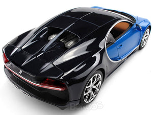 Bugatti Chiron 1:18 Scale - Bburago Diecast Model Car (Blue)