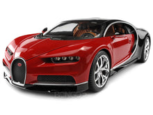 Load image into Gallery viewer, Bugatti Chiron 1:18 Scale - Bburago Diecast Model Car (Red)