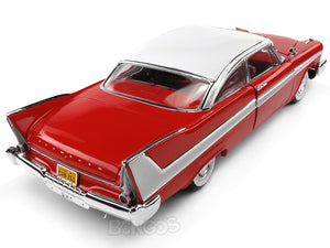 "Christine" 1958 Plymouth Fury (Daytime) 1:18 Scale - AutoWorld Diecast Model Car (Red)