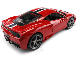 Ferrari 458 Speciale 1:18 Scale - Bburago Diecast Model Car (Red)