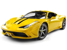 Load image into Gallery viewer, Ferrari 458 Speciale 1:18 Scale - Bburago Diecast Model Car (Yellow)