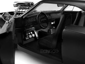 "Fast & Furious" Dom's 1970 Dodge Charger R/T 1:24 Scale - Jada Diecast Model Car (Matt Black)
