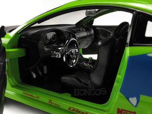 "Fast & Furious" Brian's Mitsubishi Eclipse 1:24 Scale - Jada Diecast Model Car (Green)