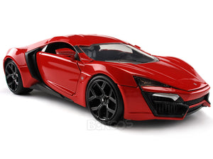 "Fast & Furious" Furious 7 - Lykan Hypersport 1:24 Scale - Jada Diecast Model Car (Red)