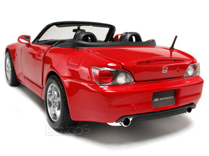 Honda S2000 Convertible 1:18 Scale - Maisto Diecast Model Car (Red)