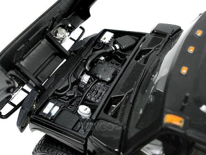 Hummer H2 SUV 1:18 Scale - Maisto Diecast Model Car (Black)