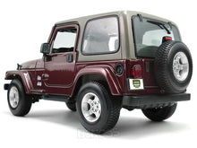 Load image into Gallery viewer, Jeep Wrangler TJ Safari 1:18 Scale - Maisto Diecast Model Car (Maroon)