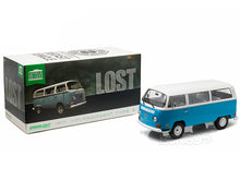 Load image into Gallery viewer, &quot;LOST&quot; 1971 VW Type 2 Bus (T2B) 1:18 Scale - Greenlight Diecast Model Car (Blue)