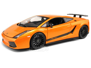 Lamborghini Gallardo Superleggera 1:18 Scale - Maisto Diecast Model Car (Orange)
