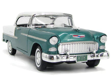 Load image into Gallery viewer, 1955 Chevy Bel Air 1:18 Scale - MotorMax Diecast Model Car (Green)