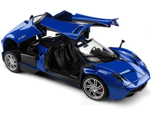 Pagani Huayra 1:18 Scale - MotorMax Diecast Model Car (Blue)