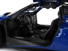 Load image into Gallery viewer, Pagani Huayra 1:18 Scale - MotorMax Diecast Model Car (Blue)