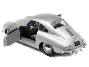 1953 Porsche 356 Pre-A 1:18 Scale - Solido Diecast Model Car (Silver)