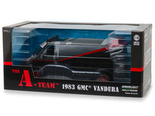 Load image into Gallery viewer, &quot;A-TEAM&quot; 1983 GMC Vandura Cargo Van 1:18 Scale - Greenlight Diecast Model Car
