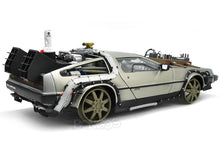 Load image into Gallery viewer, Delorean &quot;Back To The Future Pt3 - RailRoad Version&quot; 1:18 Scale - SunStar Diecast Model Car