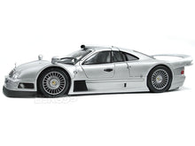 Load image into Gallery viewer, Mercedes-Benz CLK-GTR &quot;Street Version&quot; 1:18 SCALE - By Maisto (Silver)