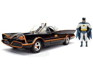 Batmobile - 1966 TV Version w/ Batman & Robin Figures 1:24 Scale - Jada Diecast Model