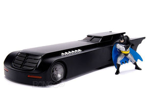 Batmobile - Batman The Animated Series w/ Batman Figure 1:24 Scale - Jada Diecast Model
