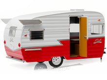 Load image into Gallery viewer, Shasta 15&#39; AIRFLYTE Caravan Trailer 1:24 Scale - Greenlight Diecast Model (Red)